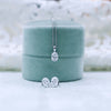 0.35CT-1.50CT Oval Cut Moissanite Solitaire Layering Necklace