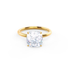 2.75ct Cushion Cut Moissanite Solitaire Engagement Ring