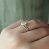1.0 - 3.0  CT Pear Cut CVD Diamond Vintage Engagement Ring