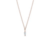 0.13 CT Marquise Moissanite Diamond Solitaire Pendent Necklace