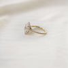 1.75 CT Marquise Cut Halo Moissanite Engagement Ring With Pave Setting