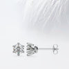 Round Cut Moissanite Stud Diamond Earrings for Women