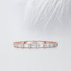 Baguette Cut Moissanite Bar Set Diamond Wedding Band