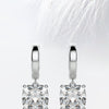 Cushion Cut Moissanite Renee Diamond Earrings for Women