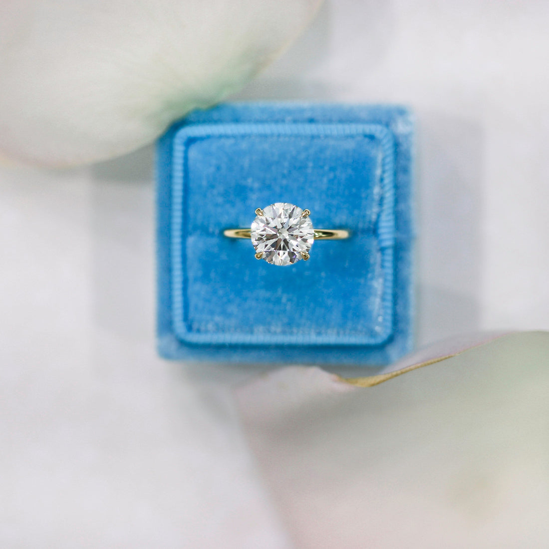 1.75ct Round Brilliant Cut Moissanite Solitaire Engagement Ring