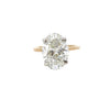 2.0 -5.02 CT Oval CVD Diamond Solitaire Engagement Ring