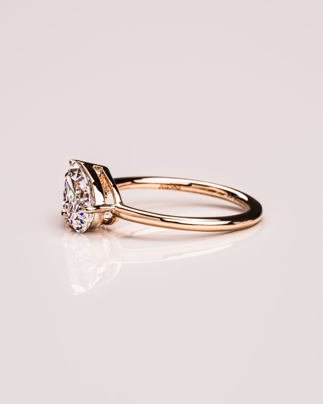 1.95 CT Pear & Princess F/VS2 CVD Diamond Two Stone Style Engagement Ring
