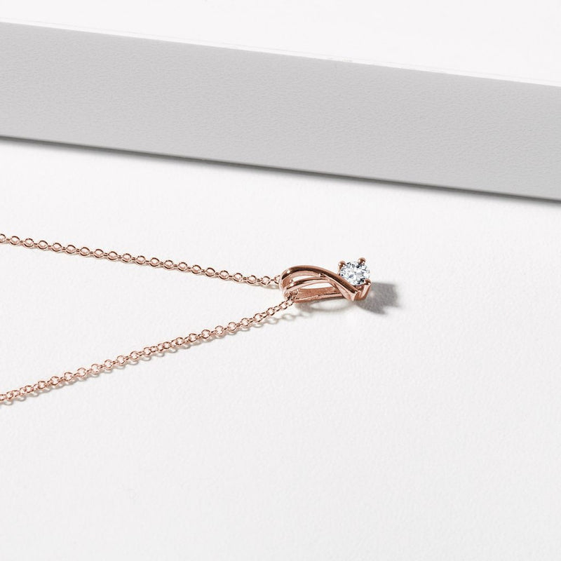 0.50 CT Round Moissanite Diamond Solitaire Pendent Necklace