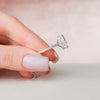 4.0CT Oval Moissanite Hidden Halo Pave Setting Engagement Ring