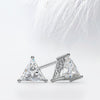Triangle Cut Moissanite Diamond Studs Earrings for Women