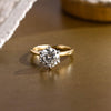 1.0 - 3.0 CT Round CVD Diamond Solitaire Engagement Ring