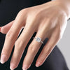 1.50 -3.50 CT Shape Princess Pave Style Engagement Ring