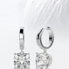 Cushion Cut Moissanite Renee Diamond Earrings for Women