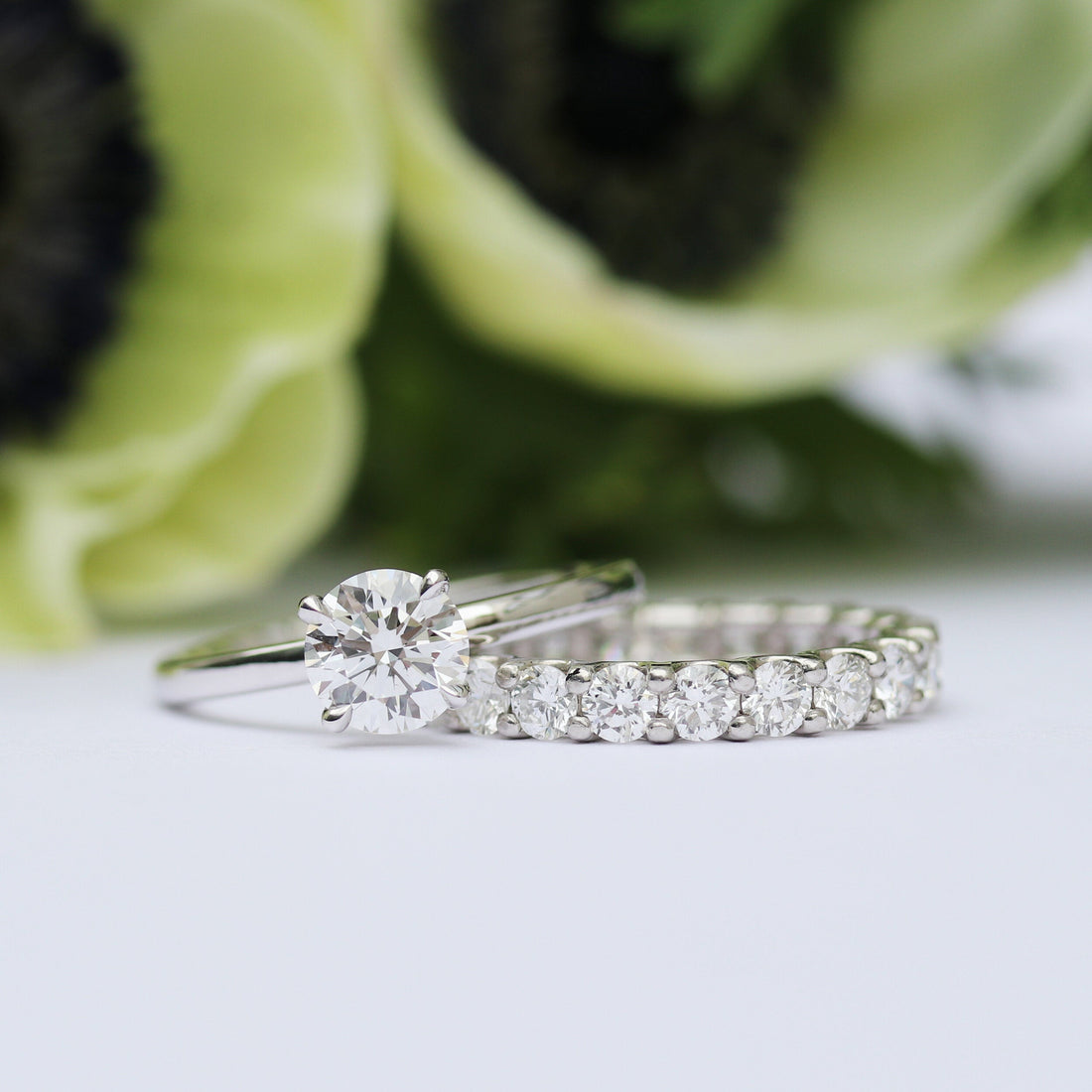 1.75ct Round Brilliant Cut Moissanite Solitaire Engagement Ring