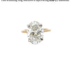 2.0 -5.02 CT Oval CVD Diamond Solitaire Engagement Ring