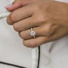 2.70CT Oval Moissanite Solitaire Diamond Engagement Ring