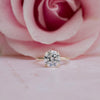 2.25ct Round Brilliant Cut Moissanite Solitaire Engagement Ring