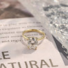 1.0-3.0 CT Oval  CVD Diamond Solitaire Engagement Ring