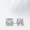 Cushion Cut Moissanite Stud Diamond Earrings for Women