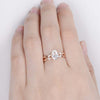 1.33CT Pear Cut Split Shank Moissanite Engagement Ring