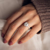 1.0 - 3.80 CT Cushion CVD Diamond Halo Pave Setting Engagement Ring