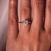 1.0 - 3.0 CT Heart  CVD Diamond Solitaire Engagement Ring