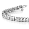 6.00 ctw Round Diamond Bezel Set Tennis Bracelet for Women