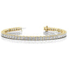 10.0 ctw Princess Cut Diamond Tennis Bracelet With Modern Square Prongs for Women