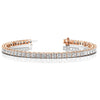 10.0 ctw Princess Cut Diamond Tennis Bracelet With Modern Square Prongs for Women
