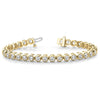 Celestial Bezel Set 5.75 ctw Round Diamond Tennis Bracelet for Women