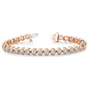 Celestial Bezel Set 5.75 ctw Round Diamond Tennis Bracelet for Women