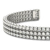 3.75 ctw Round Diamond Three Row Tennis Bracelet for Women