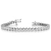3.50 ctw Round Diamond Bezel Set Tennis Bracelet for Women