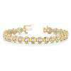 1.50 ctw Round Diamond Tennis Bracelet Four Prong Set for Women