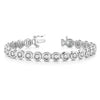 1.50 ctw Round Diamond Tennis Bracelet Four Prong Set for Women