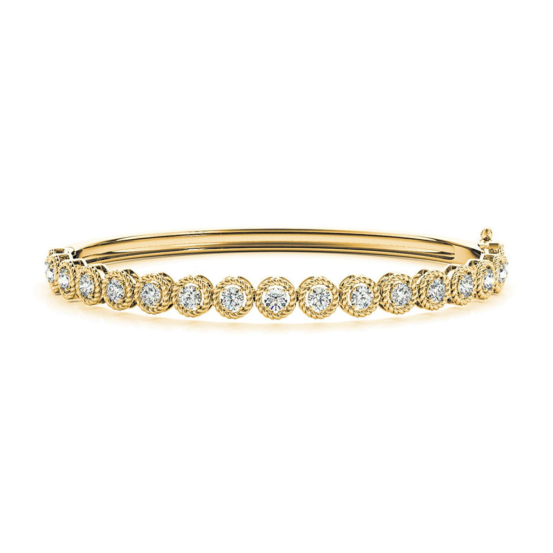 Halo 1.75 ctw Diamond Bangle Bracelet for Women