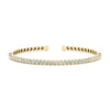 2.0 ctw Round Open Diamond Bangle Bracelet for Women