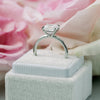 2.0ct Asscher Cut Moissanite Solitaire Engagement Ring