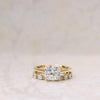 2.25ct Cushion Moissanite Solitaire Engagement Ring