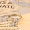 1.0-3.0 CT Round CVD Diamond Solitaire Engagement Ring