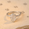 1.0-3.0 CT Oval CVD Diamond Solitaire Engagement Ring