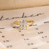 1.0 - 3.0 CT Oval CVD Diamond Solitaire Engagement Ring