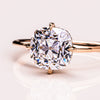 1.50 - 3.0 CT Cushion CVD Diamond Hidden Halo Engagement Ring