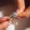 1.50 - 3.0 CT Cushion CVD Diamond Hidden Halo Engagement Ring