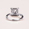 1.0 - 3.87 CT Princess CVD Diamond Hidden Halo Engagement Ring