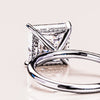 1.0 - 3.87 CT Princess CVD Diamond Hidden Halo Engagement Ring