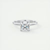 2.0 Ct Cushion Solitaire Moissanite  Diamond  Engagement Ring