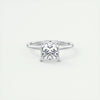 2.4 Ct  Princess Cut Moissanite Solitaire Diamond Engagement Ring
