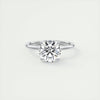 1.75 Ct Round Cut Moissanite Solitaire Diamond Engagement Ring