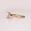 1.15 - 3.15 CT Cushion CVD Diamond Hidden Halo Engagement Ring